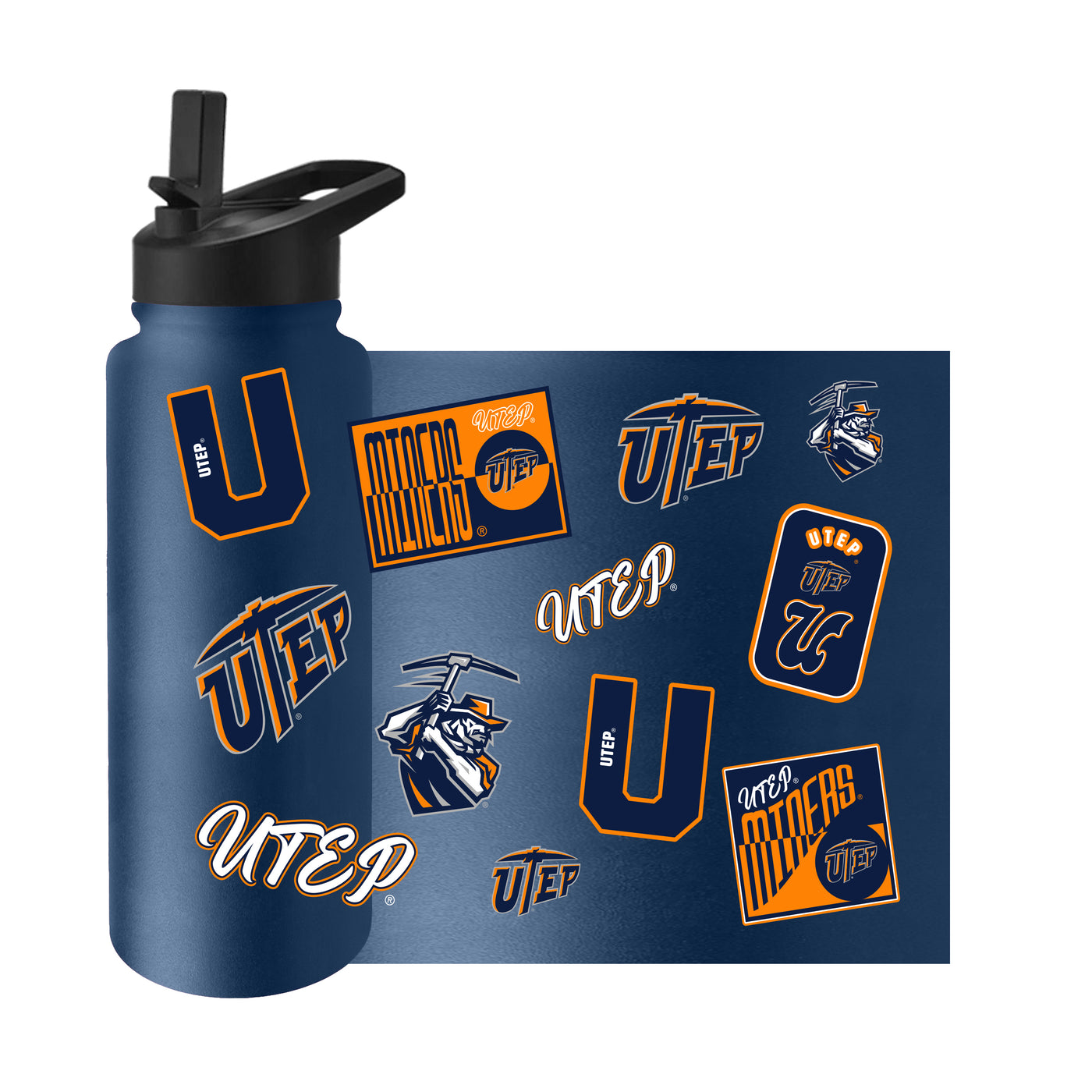 UTEP 34oz Dreamweave Quencher Bottle