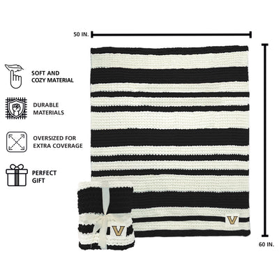 Vanderbilt Cable Knit Throw 50x60