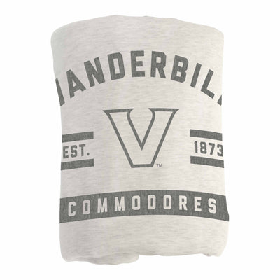 Vanderbilt Oatmeal Sweatshirt Blanket - Logo Brands