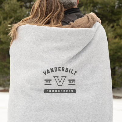 Vanderbilt Oatmeal Sweatshirt Blanket