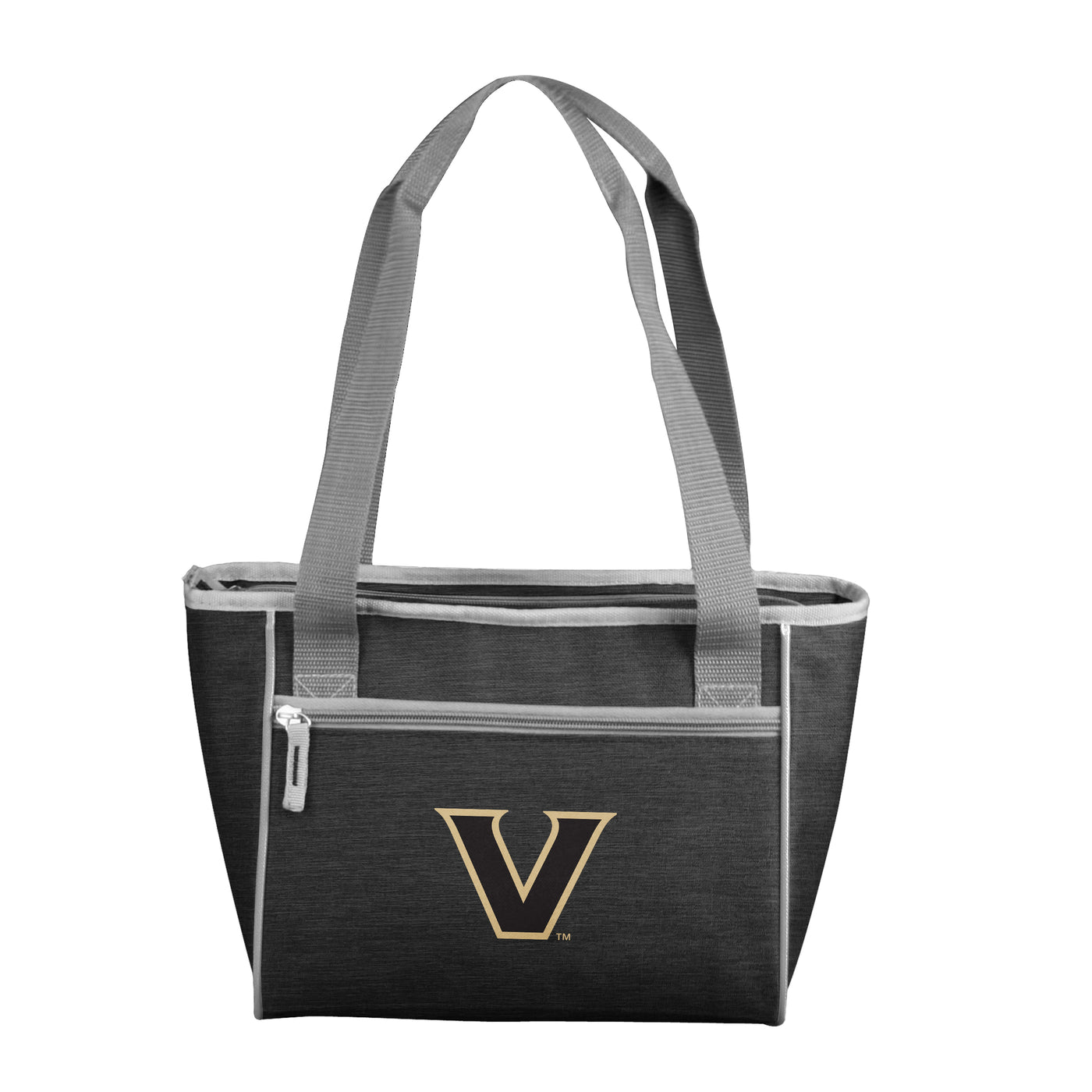 Vanderbilt Crosshatch 16 Can Cooler Tote - Logo Brands