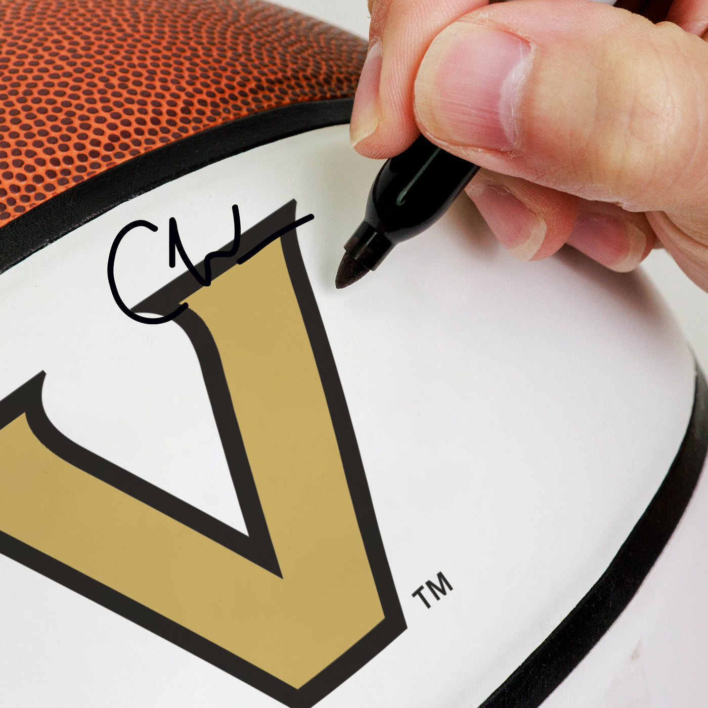 Vanderbilt Official-Size Autograph Basketball