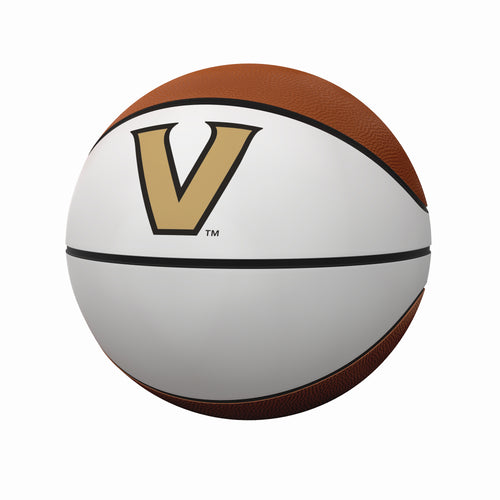 Official Vanderbilt autograph basketball by Logo Brands, recreation size with signature visible on the surface.