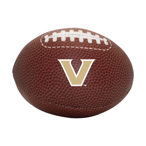 Vanderbilt Micro Soft Football by Logo Brands, recreational soft foam football for casual play and sports activities.