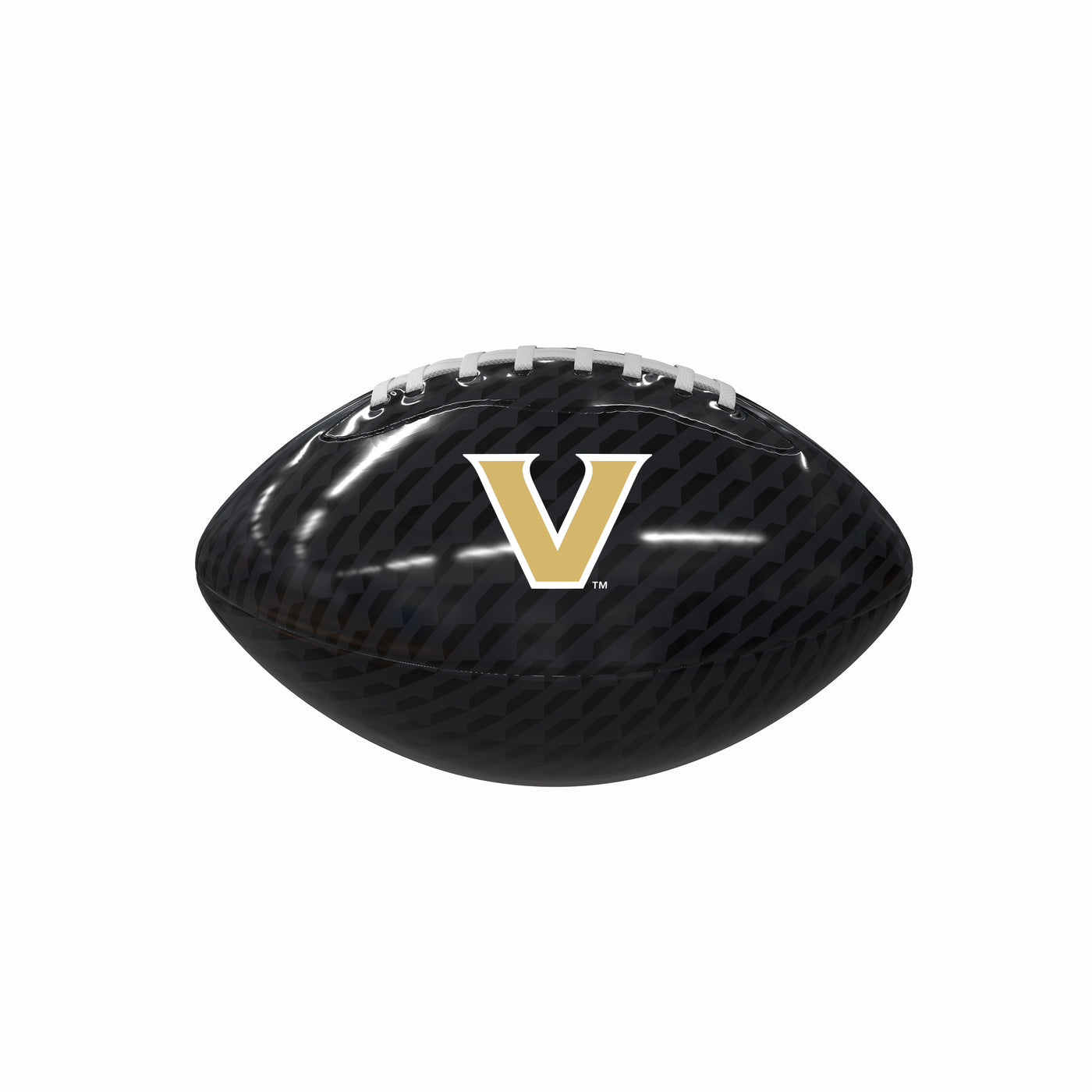 Vanderbilt Carbon Fiber Mini-Size Glossy Football