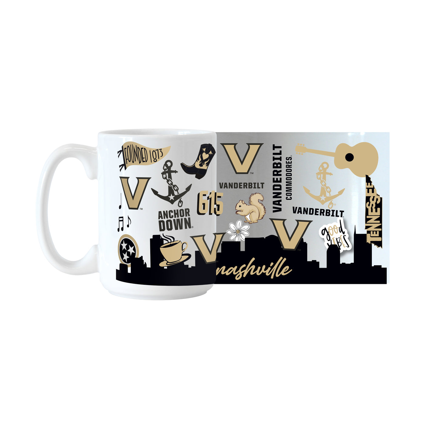 Vanderbilt 15oz Native Sublimated Mug