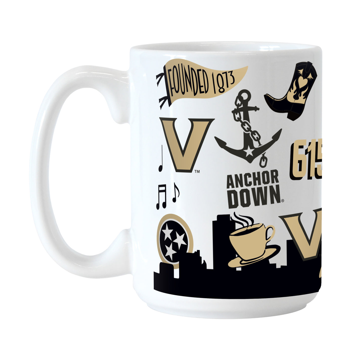 Vanderbilt 15oz Native Sublimated Mug