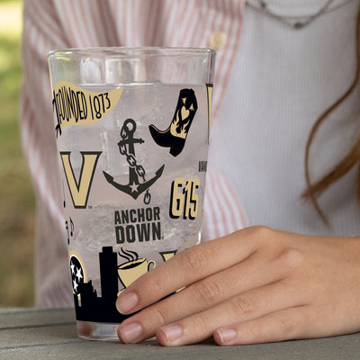Vanderbilt 16oz Native Pint Glass