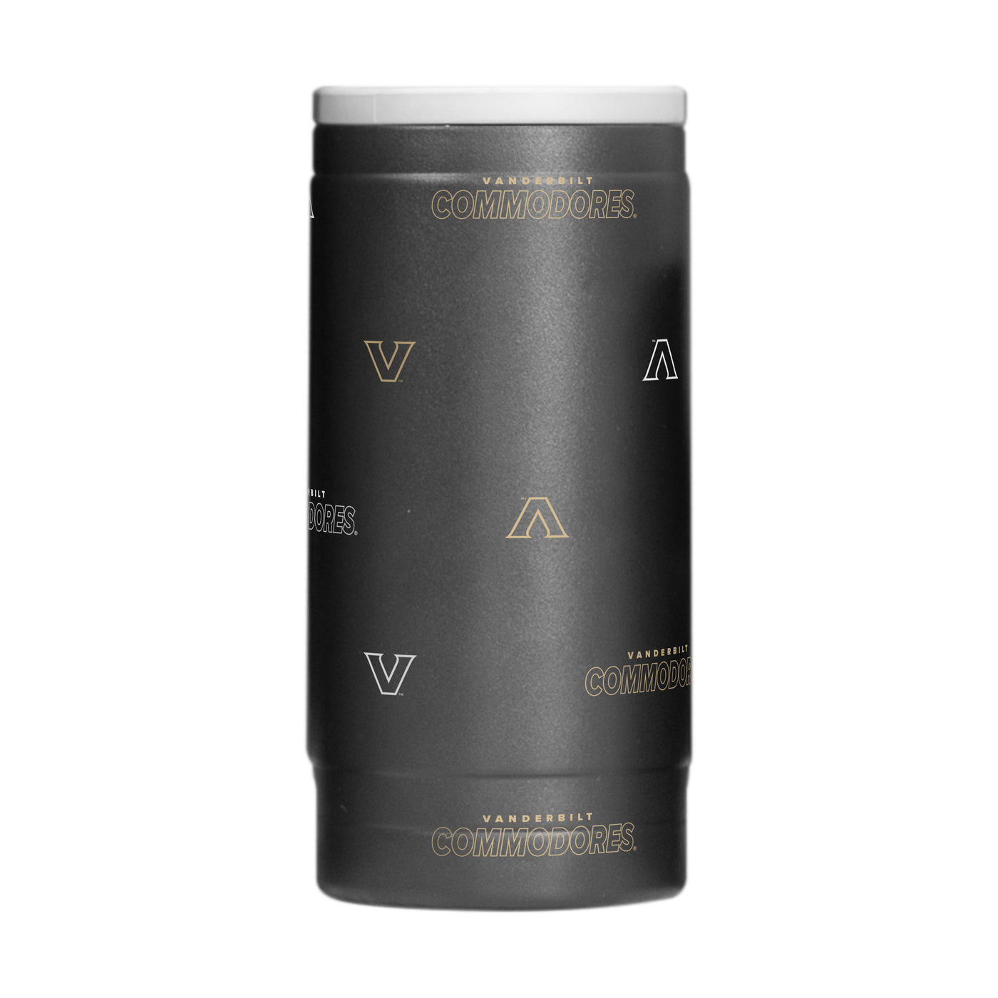 Vanderbilt 12oz Step And Repeat Powdercoat SlimCan Coolie