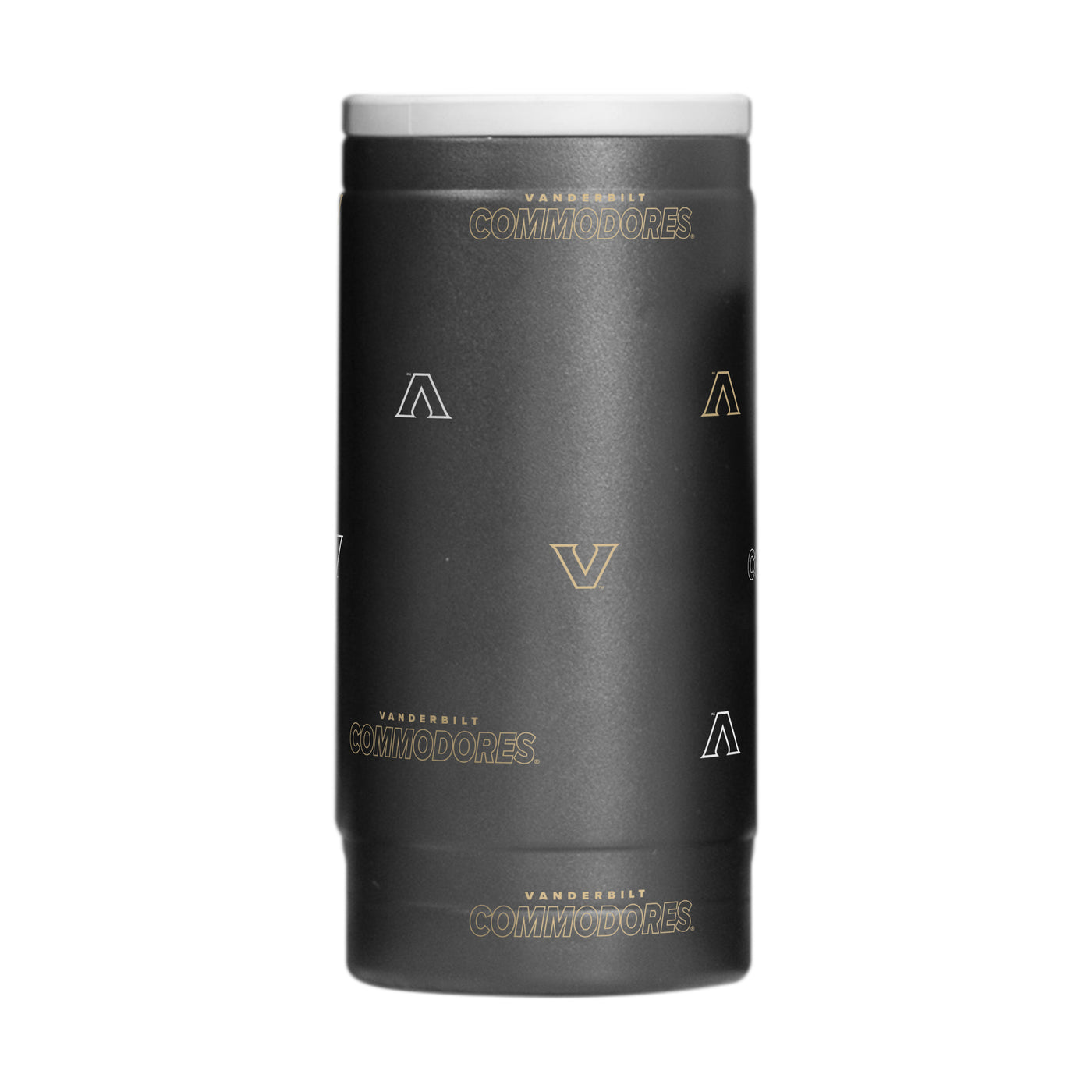 Vanderbilt 12oz Step And Repeat Powdercoat SlimCan Coolie