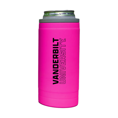 Vanderbilt 12oz Electric Stacked Soft Touch Slim Coolie - Logo Brands