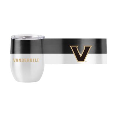 Vanderbilt 16oz Colorblock Stainless Curved Beverage - Logo Brands