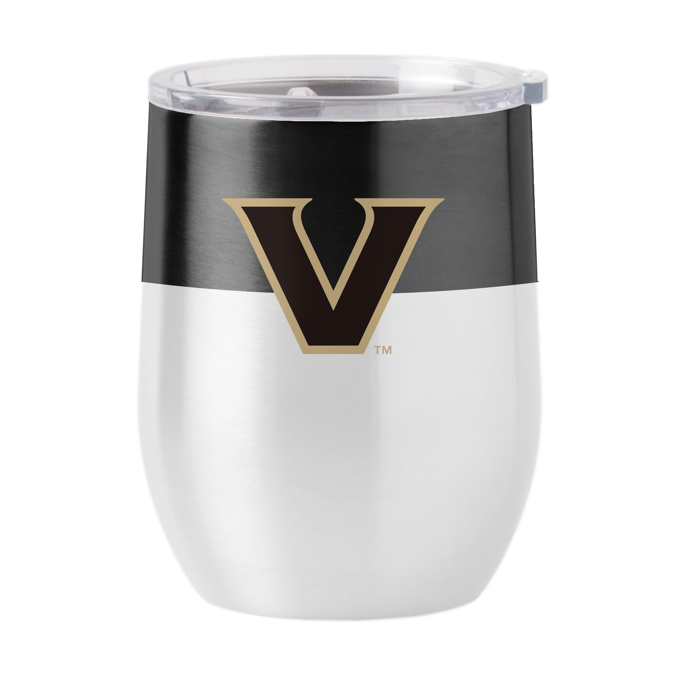 Vanderbilt 16oz Colorblock Stainless Curved Beverage - Logo Brands