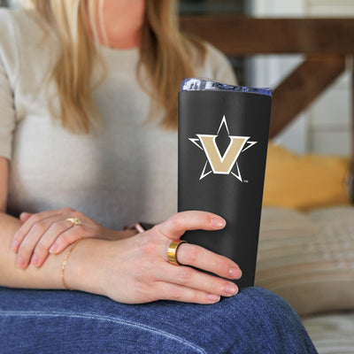 Vanderbilt 20oz Flipside Powder Coat Tumbler - Logo Brands