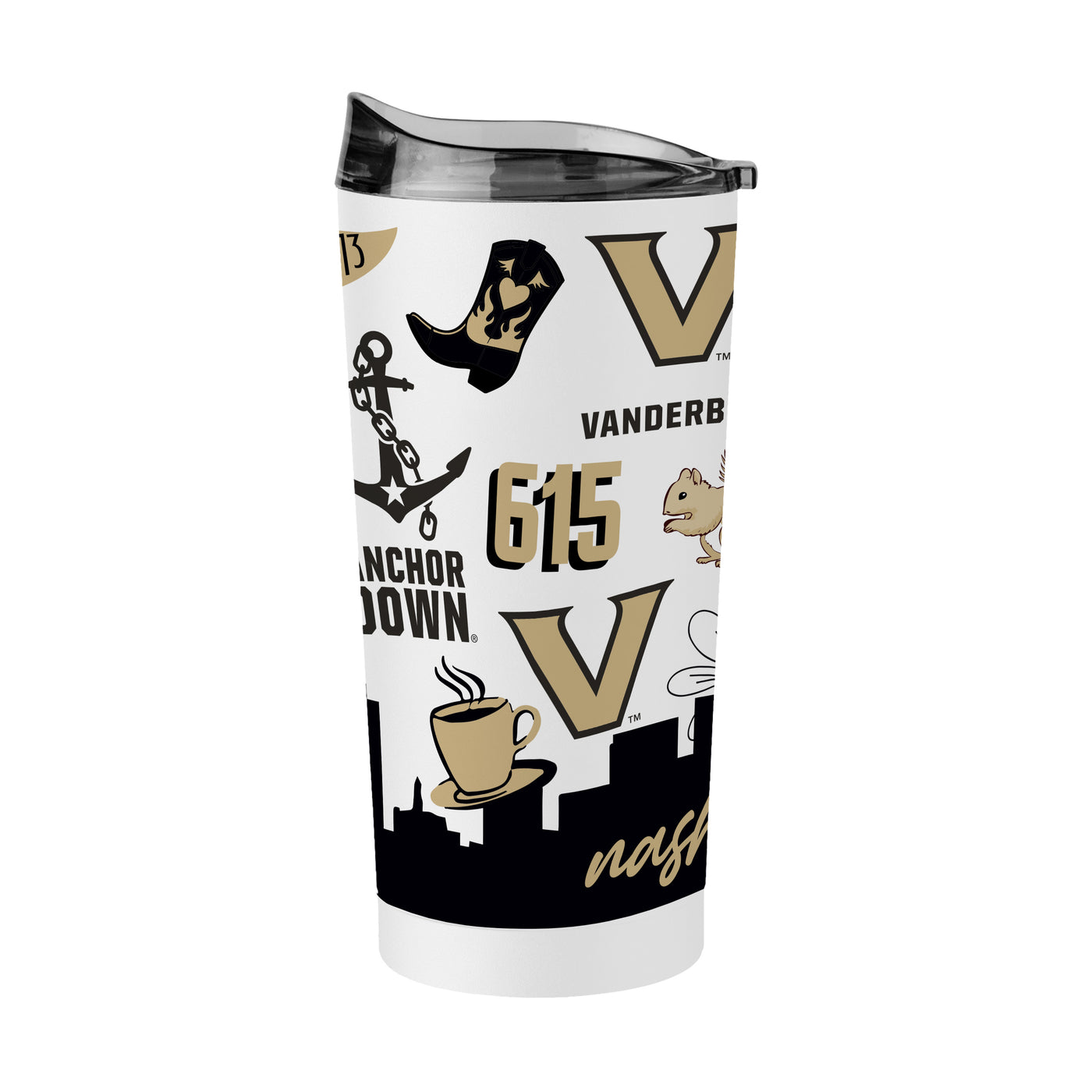 Vanderbilt 20oz Native Powder Coat Tumbler