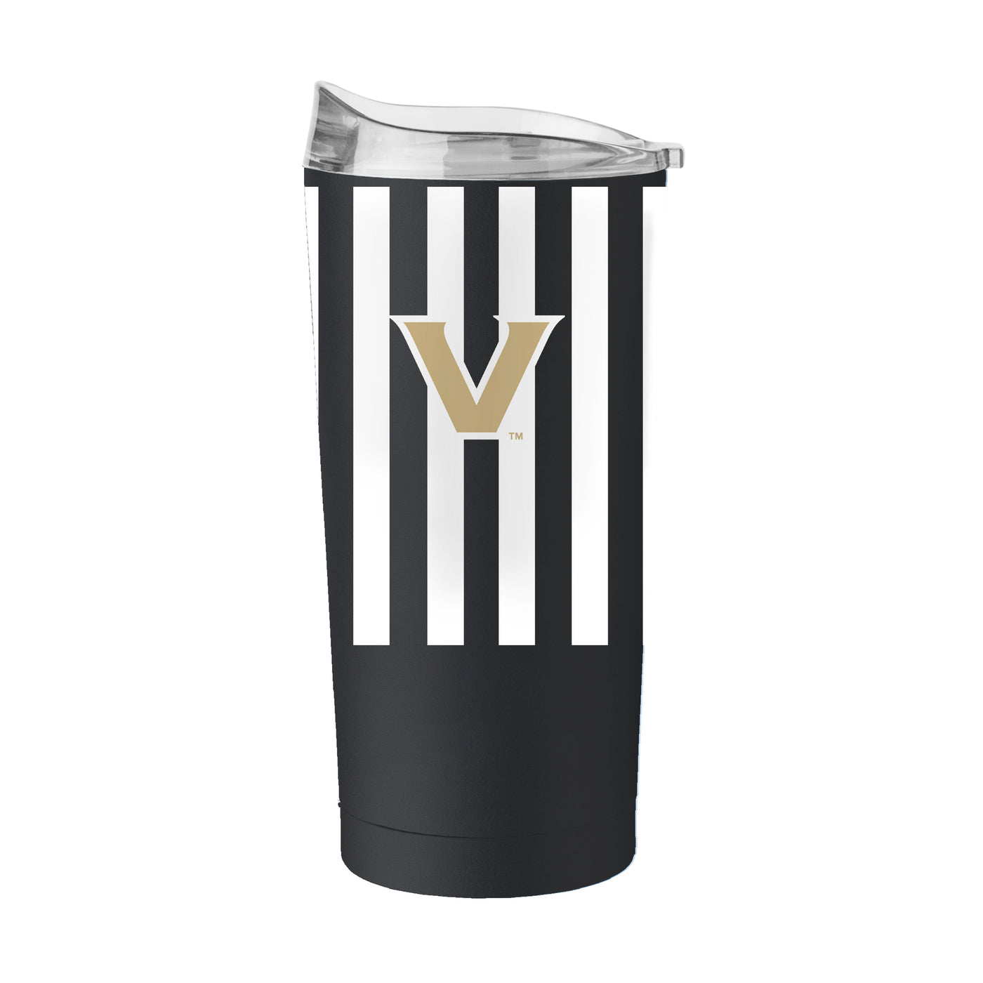 Vanderbilt 20oz Striped Powder Coat Tumbler