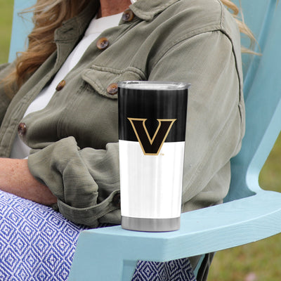 Vanderbilt 20oz Colorblock Stainless Tumbler - Logo Brands