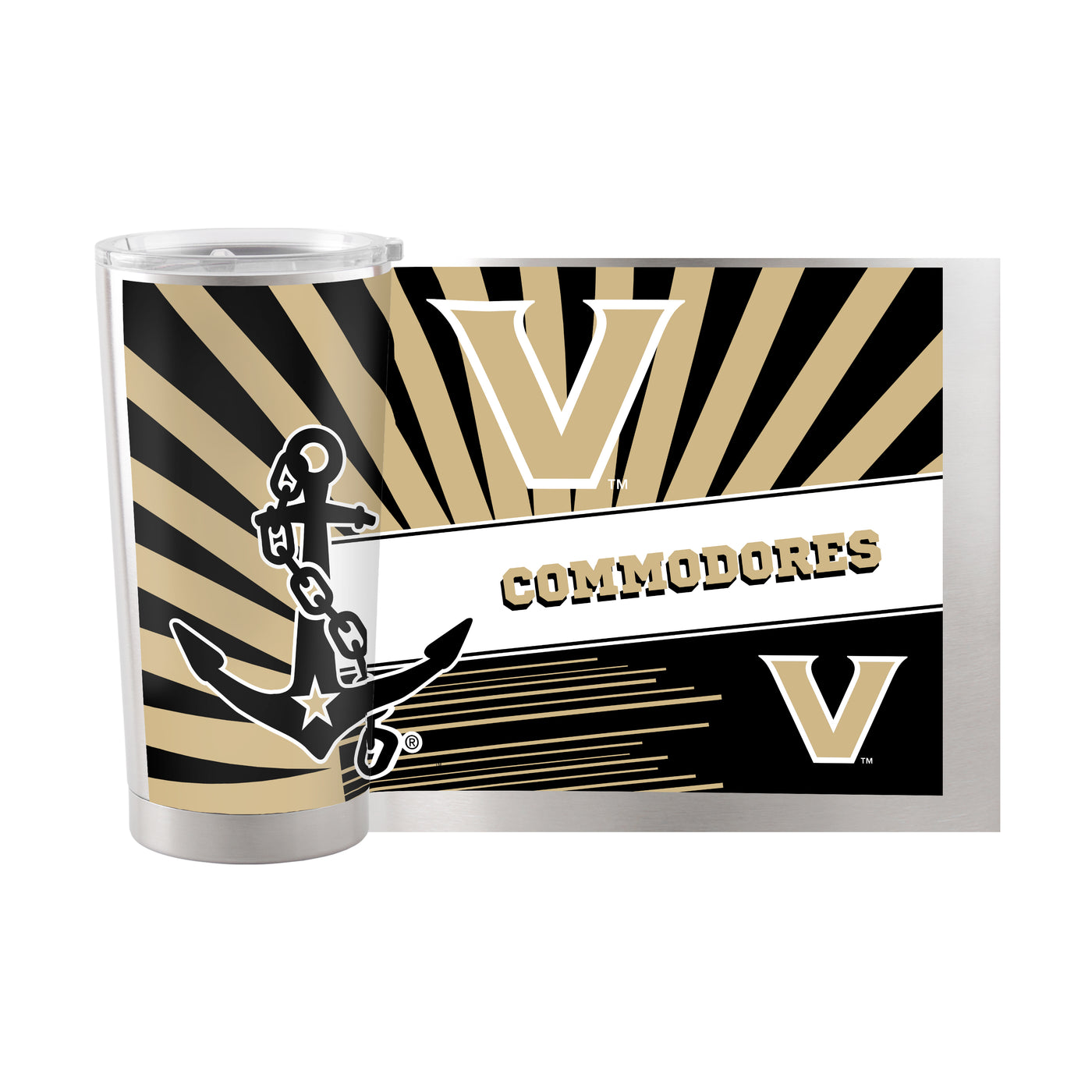 Vanderbilt 20oz Mascot Stainless Tumbler