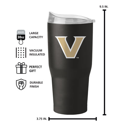 Vanderbilt 30oz Flipside Powder Coat Tumbler - Logo Brands