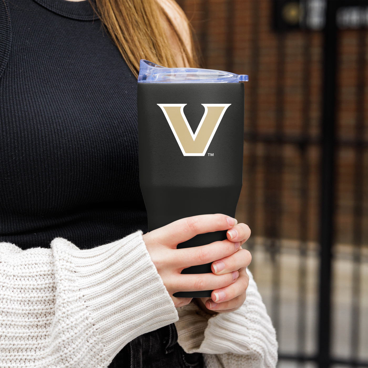 Vanderbilt 30oz Flipside Powder Coat Tumbler - Logo Brands
