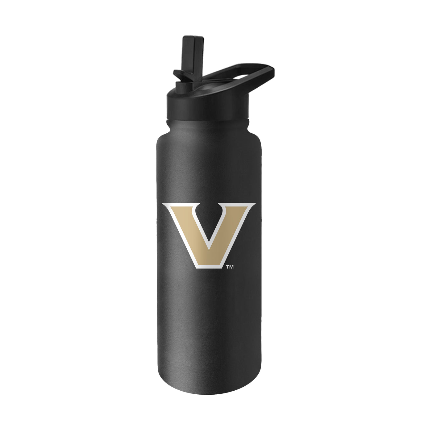 Vanderbilt Quencher Logo Flip Top Water Bottle