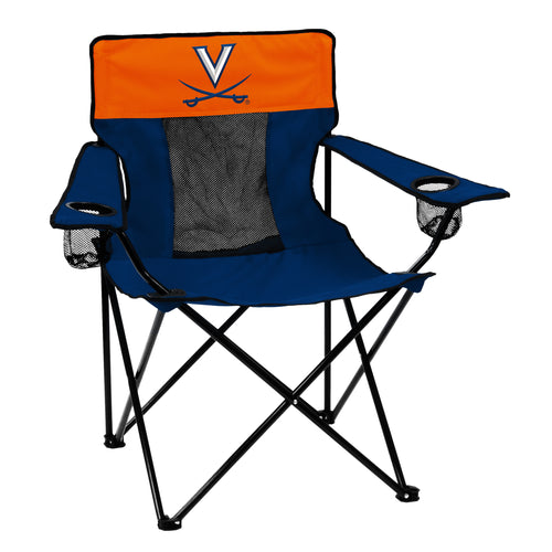 Virginia Elite Chair by Logo Brands, a stylish and comfortable furniture piece with a sleek design and plush upholstery.