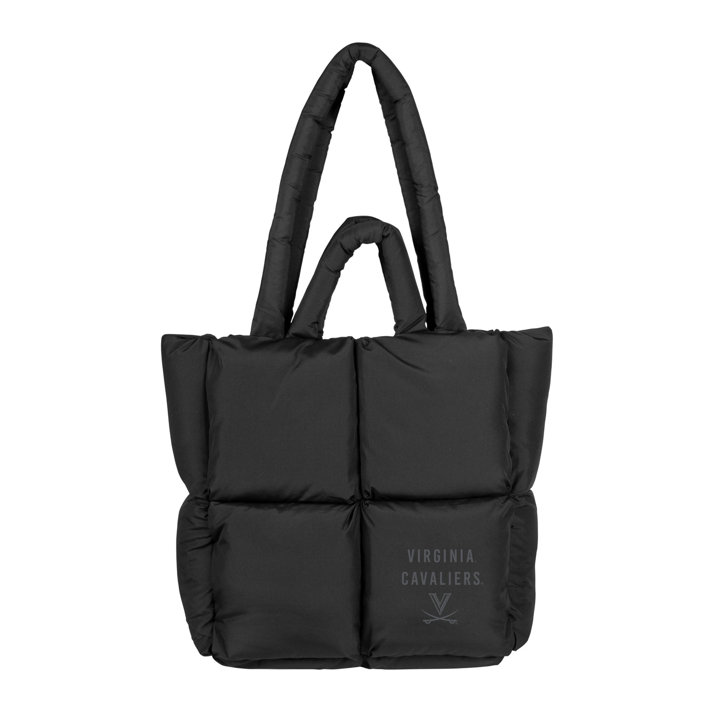 Virginia Black Puff Tote