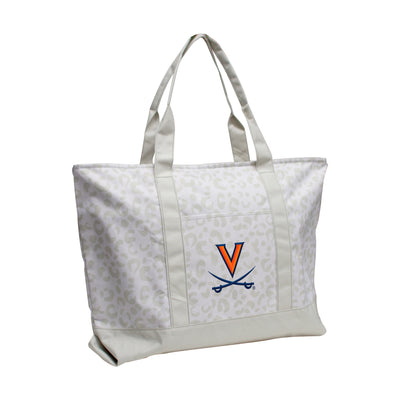 Virginia Leopard Pattern Tote - Logo Brands