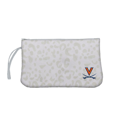 Virginia Leopard Print Wristlet - Logo Brands