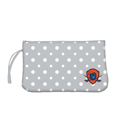 Virginia Dot Wristlet bag by Logo Brands, featuring a stylish design with a wrist strap and compact size for everyday use.