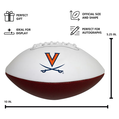 Virginia Official-Size Autograph Football