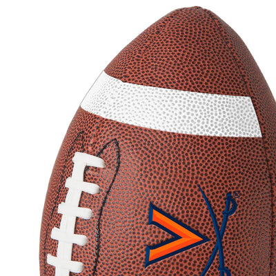 Virginia Team Stripe Official-Size Composite Football