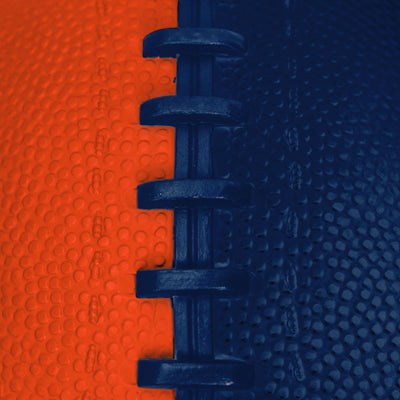 Virginia Pinwheel Junior Size Rubber Football