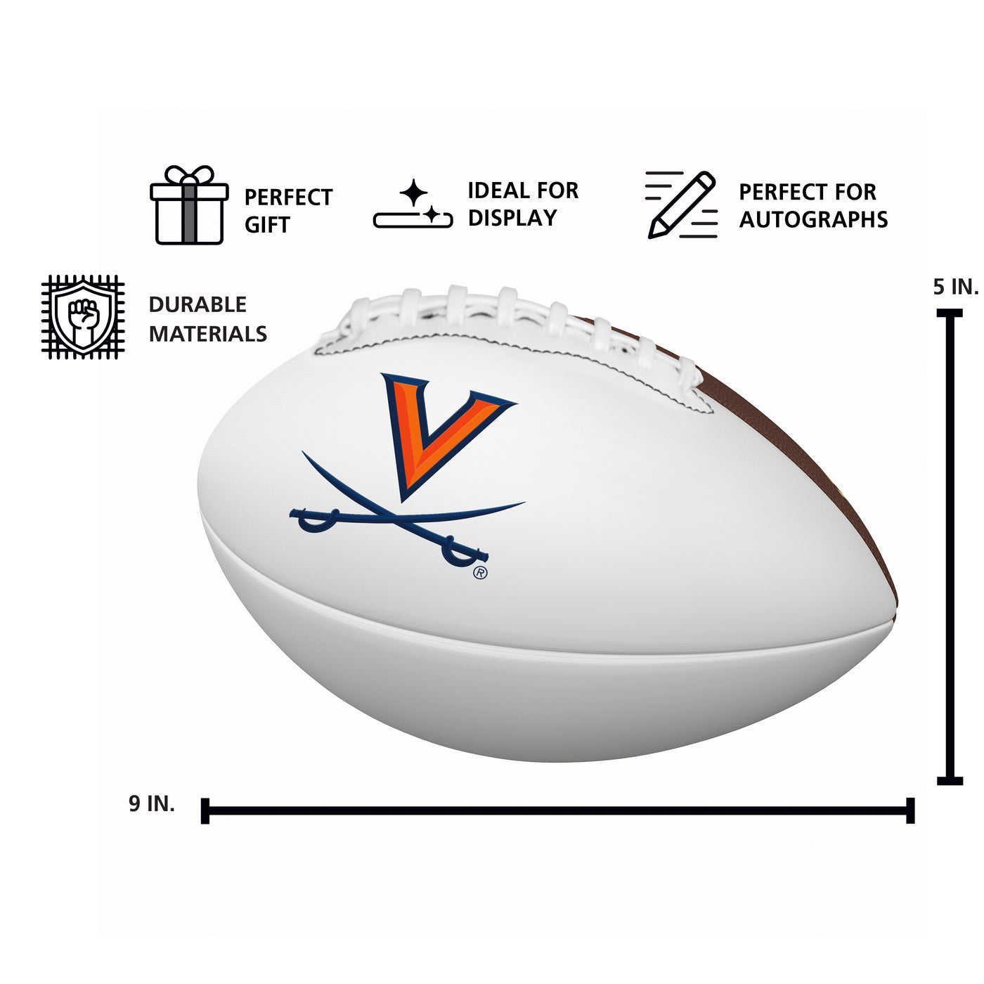Virginia Mini Autograph Football