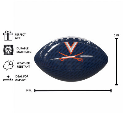 Virginia Carbon Fiber Mini Glossy Football
