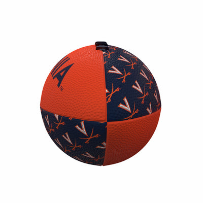 Virginia Repeating Mini Size Rubber Footballl