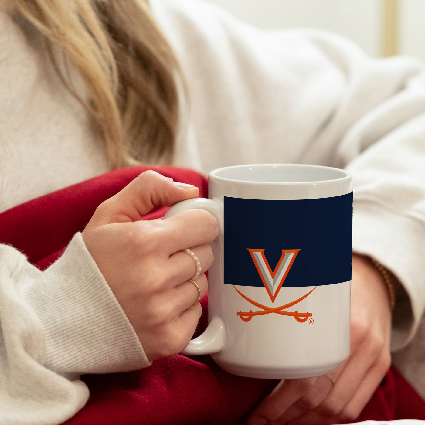 Virginia 15oz Colorblock Sublimated Mug