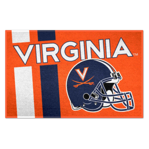 University of Virginia starter mat by Logo Brands featuring the UVA logo and team colors, made of durable mat material.