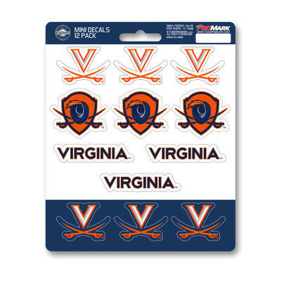 University of Virginia Mini Decal 12-pk