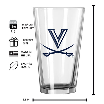 Virginia 16oz Gameday Pint Glass - Logo Brands