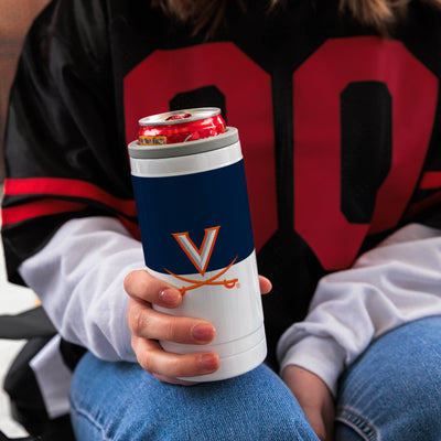 Virginia 12oz Colorblock Slim Can Coolie