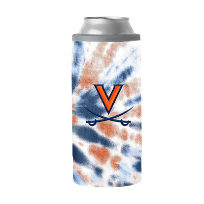 Virginia 12oz Tie Dye Slim Can Coolie