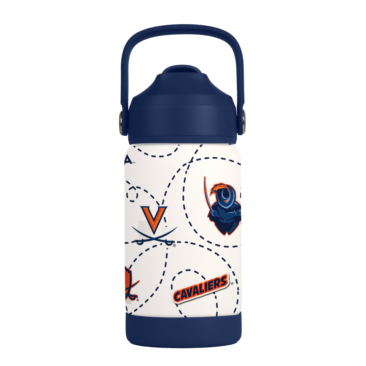 Virginia 12oz Mascot SS Kids Bottle