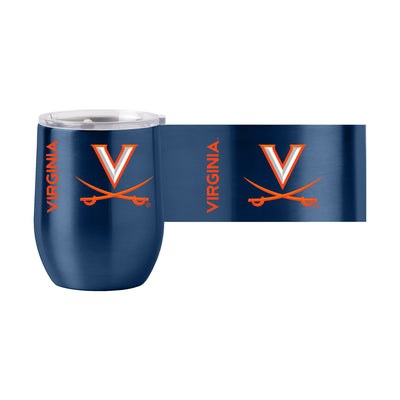 Virginia 16oz Gameday Stainless Curved Beverage