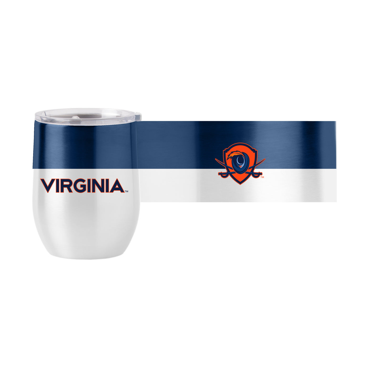 Virginia 16oz Colorblock Stainless Curved Beverage