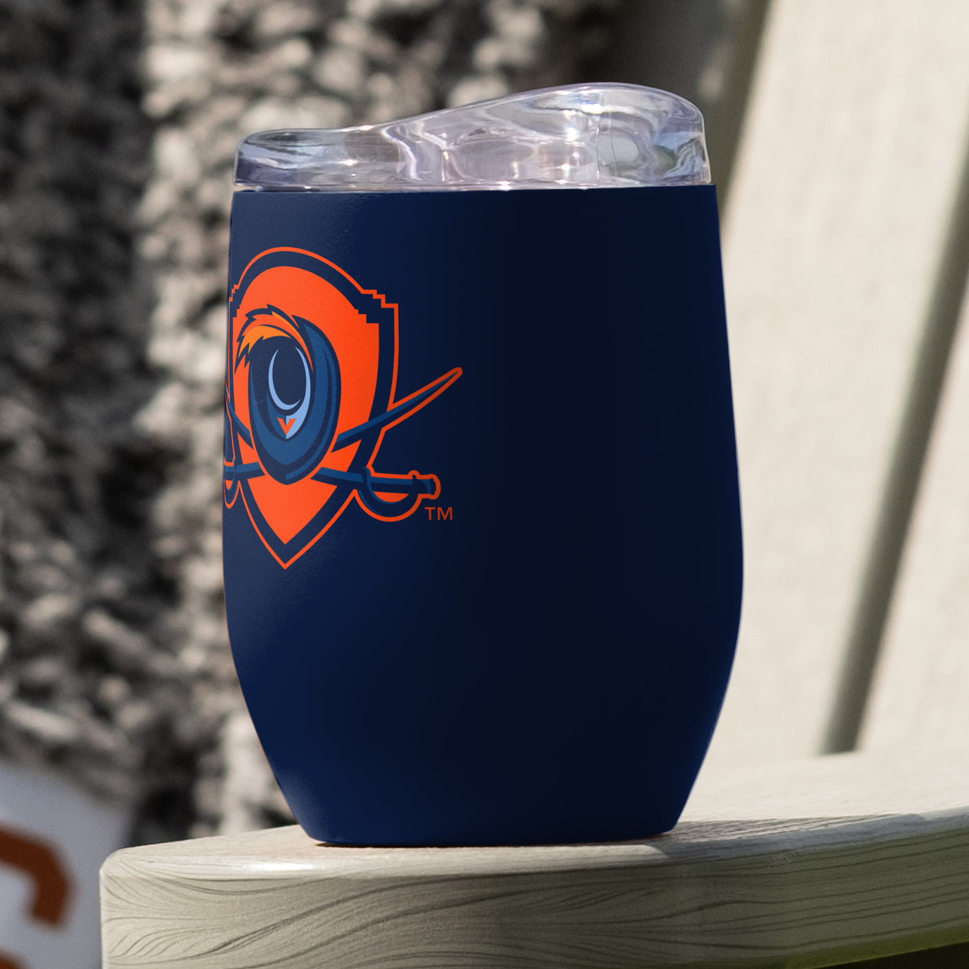 Virginia 16oz Flipside Powder Coat Curved Bev