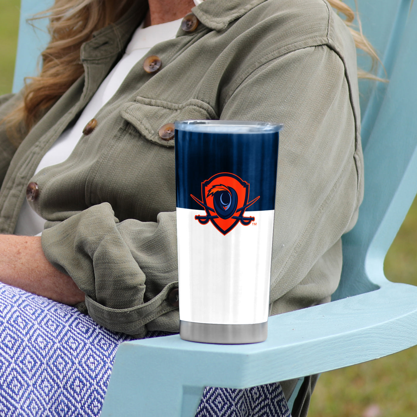 Virginia Colorblock 20oz Stainless Tumbler