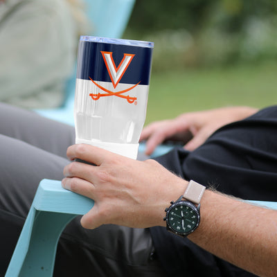 Virginia 30oz Colorblock Stainless Steel Tumbler
