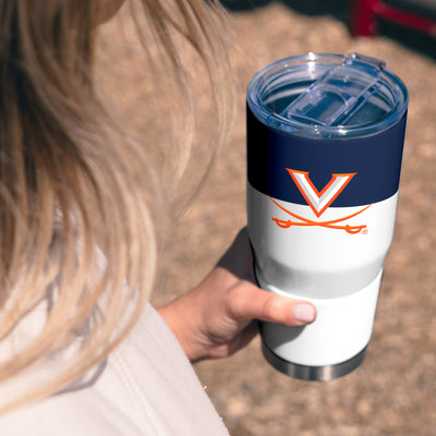Virginia 30oz Colorblock Stainless Steel Tumbler