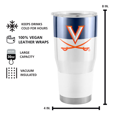 Virginia 30oz Colorblock Stainless Steel Tumbler